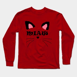 miaw Long Sleeve T-Shirt